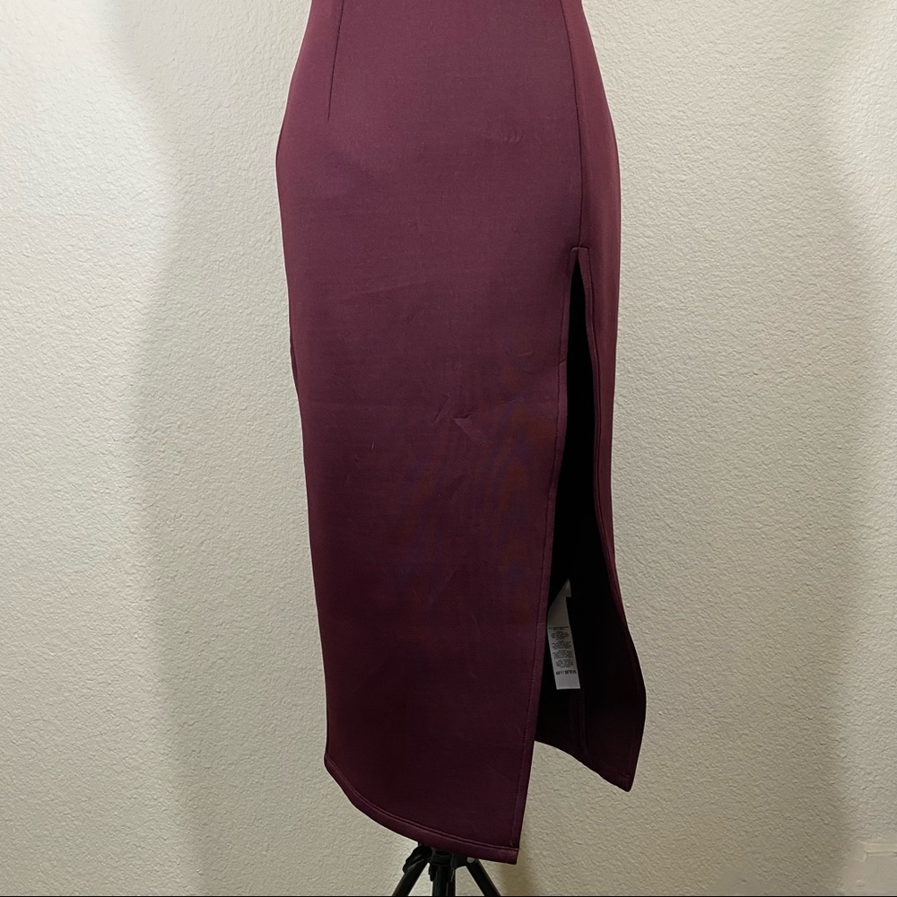 ASOS DESIGN sz:8 Color Block Gold V Bone Thigh High - Picture 2 of 16
